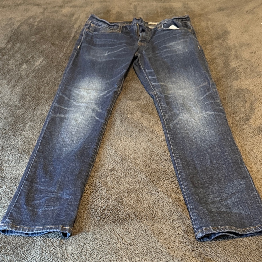 Aeropostale Men's Blue Straight Jeans